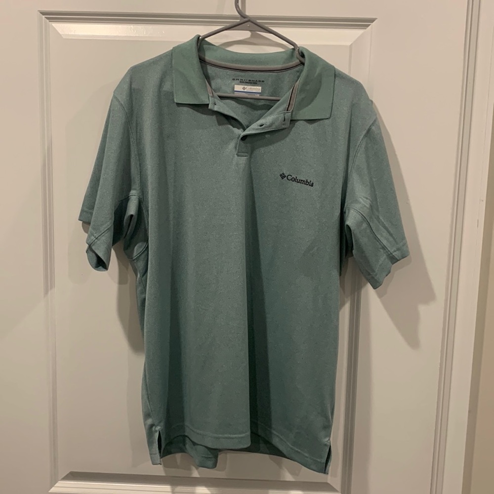 Mens Columbia polo Omni shade L